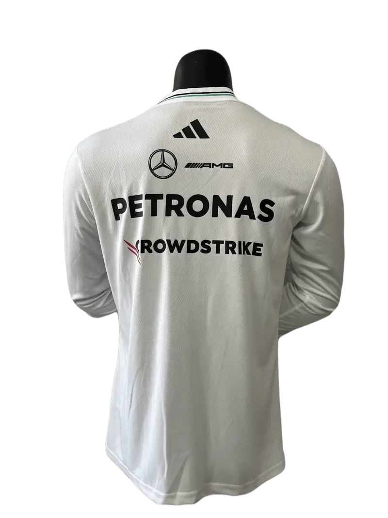 Mercedes - AMG Petronas F1 Team Driver Jersey White Full Sleeves