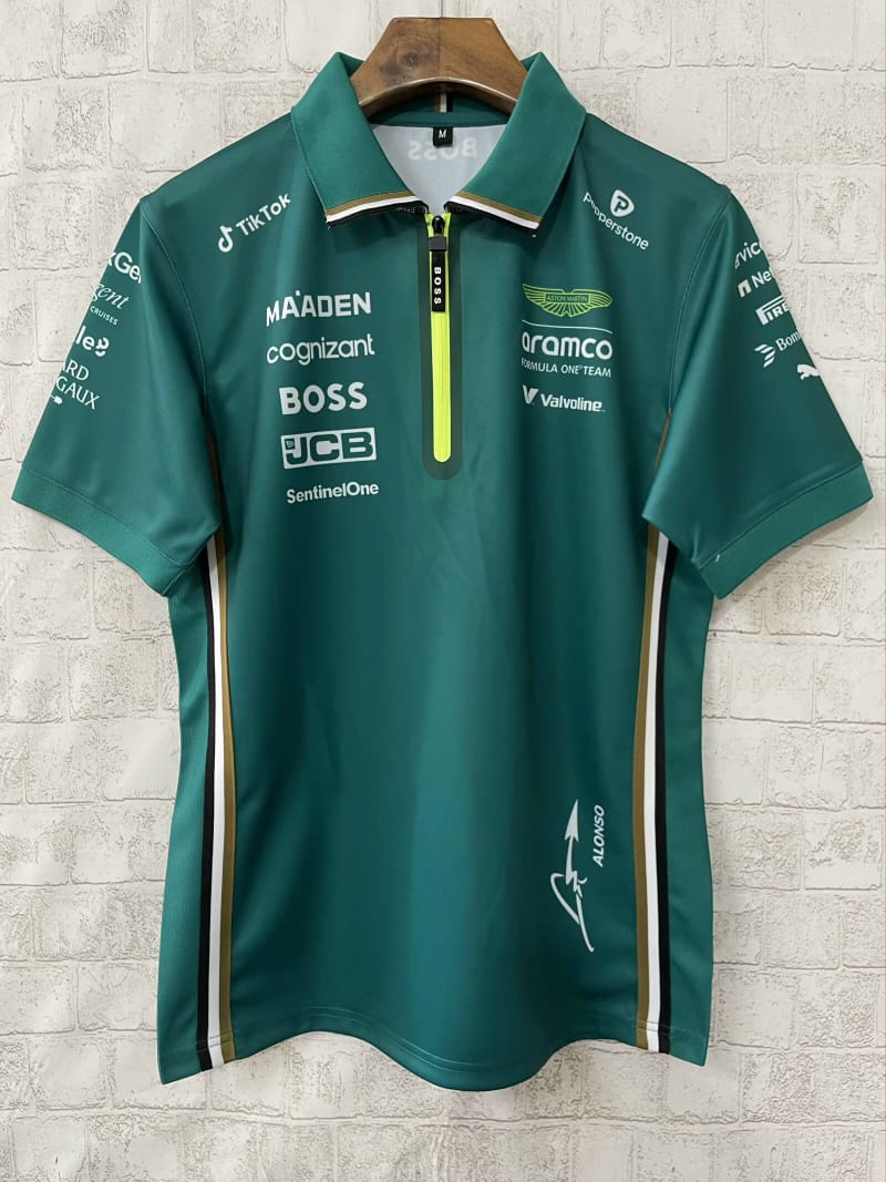 Aston Martin 2025 Alonso Driver Polo