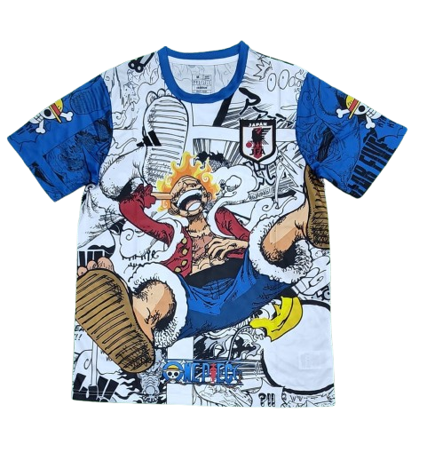Japan Anime Football Jersey – One Piece Gear 5 Luffy Edition