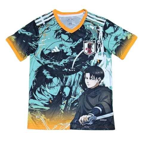Japan Anime Football Jersey – Attack on Titan Levi Ackerman Edition