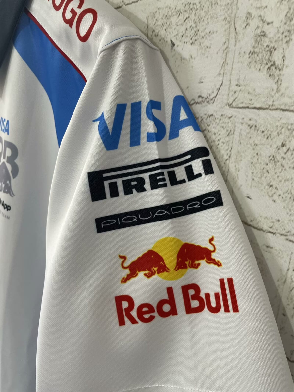 Redbull F1 Polo White 2025 – Jersey Inside
