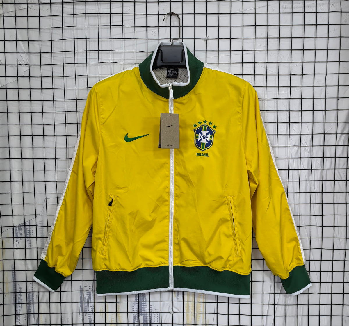Brazil 1998 Yellow & Green Windbreaker